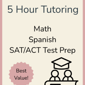 5-Hour Tutoring Package