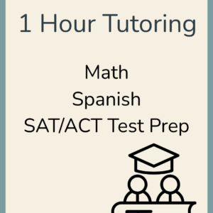 1-Hour Private Tutoring Session